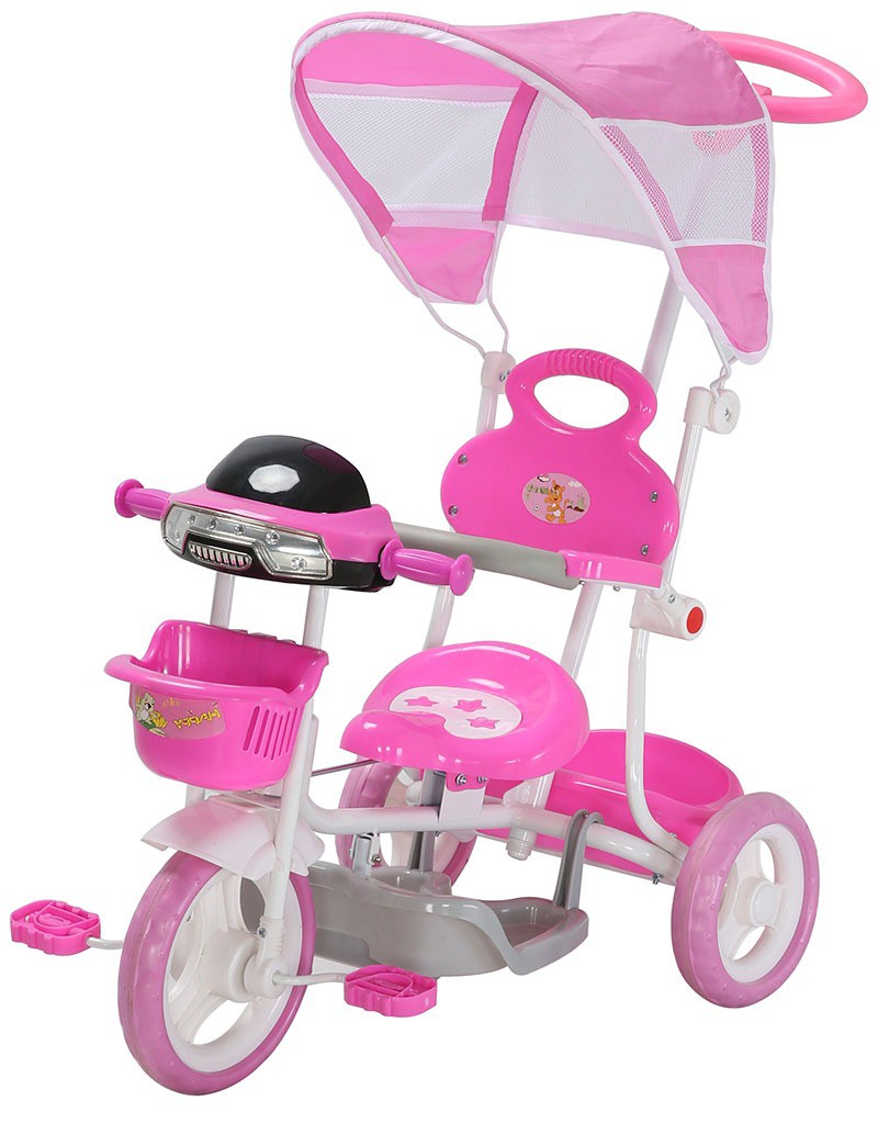 Motoca Infantil Triciclo Pedalar Menino Menina Cor Vermelho