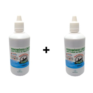 Kit 02 Atrativo Feromonio Liquido 100ml para Peixes Pesca Iscas Artificiais e Massas - Palmarys