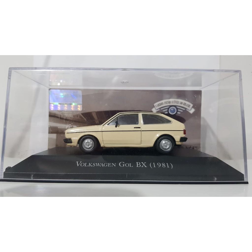 Miniatura Volkswagen gol bx 1981 personalizado rebaixado e com