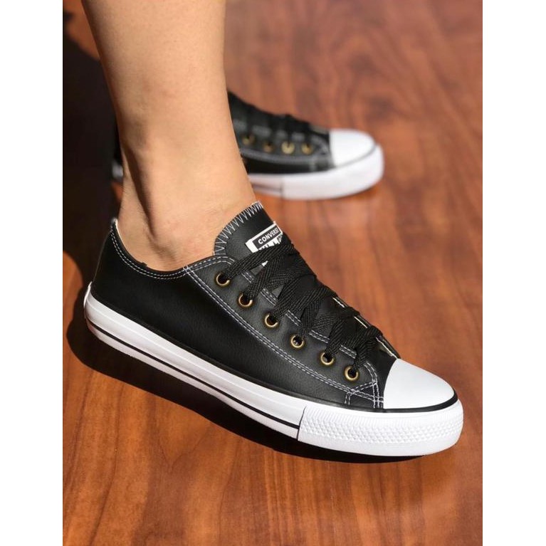 Tênis Converse All Star Cano Baixo Preto Unissex 136044