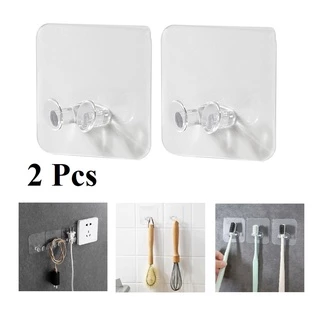 Ganchos Adesivo Multiuso Criativo Para Parede Plugue De TomadaPlástico Adesivo Forte Sem Furar Para Cozinha / Banheiro / Casa