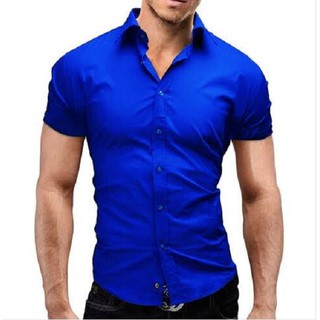 Camisa manga curta slim best sale fit masculina