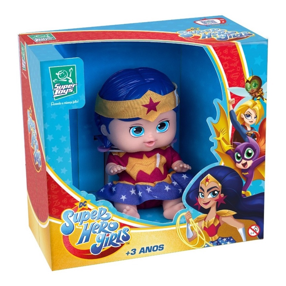 Boneca SUPER CUTE LITTLE BABIES Super-Heroína (+3 Anos - Azul)