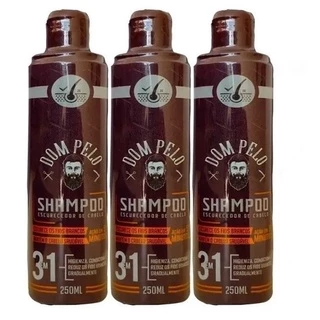 Kit 3x Shampoo Grisalho 250ml D O M P E L O