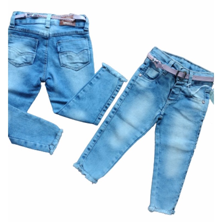 Calça jeans infantil feminina sales 3 anos