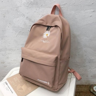 Mochila Escolar Feminina Impermeável Estampa Margarida