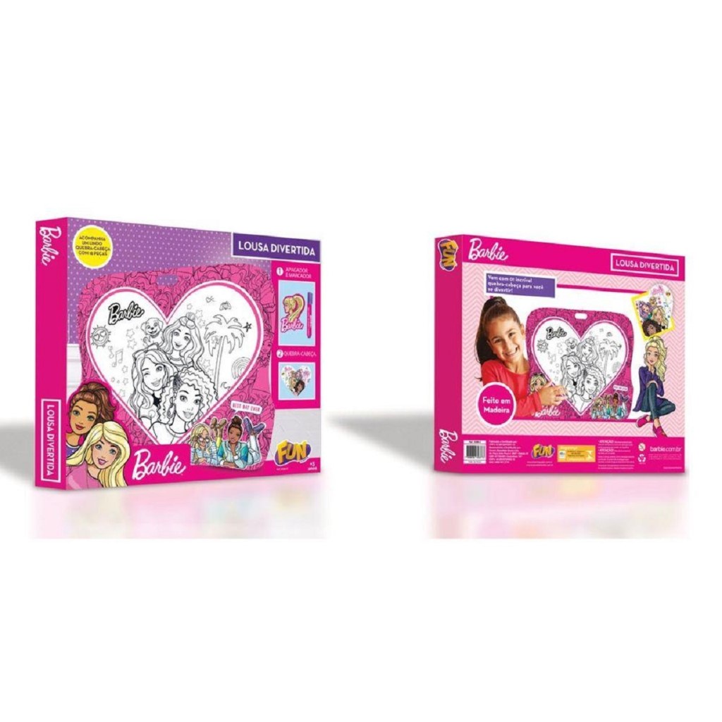 Quebra-Cabeça – Barbie – 150 Peças – 31 cm x 45 cm – Grow - RioMar Recife  Online