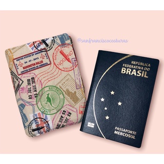 Porta Passaporte / Carteirinha - May Arteyra-Carrossel da Arte