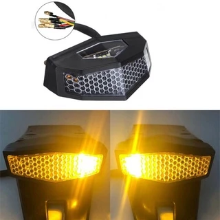 Fender 1pcs 12V Universal Motocicleta LED Pára-Choque Traseiro Luz De Parada Do Motocross