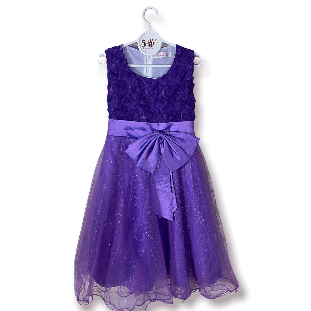 Vestido de store festa infantil roxo