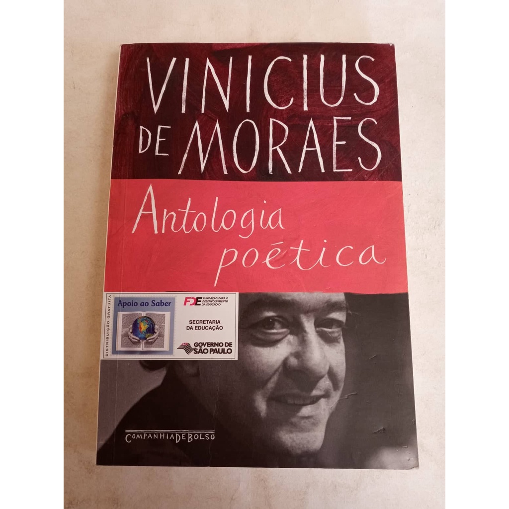 Livro Antologia Poética - Vinicius de Moraes | Shopee Brasil