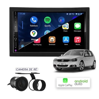 Kit Central Multimídia MP10 CarPlay e Android Auto Golf até 2014