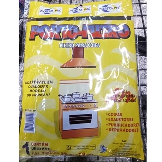 kit 2 filtros depurador de ar cozinha, fogão, exaustor e coifas Suggar Gordura