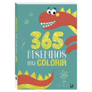 Livro 365 Desenhos Para Colorir Brasileitura Crianças Filhos