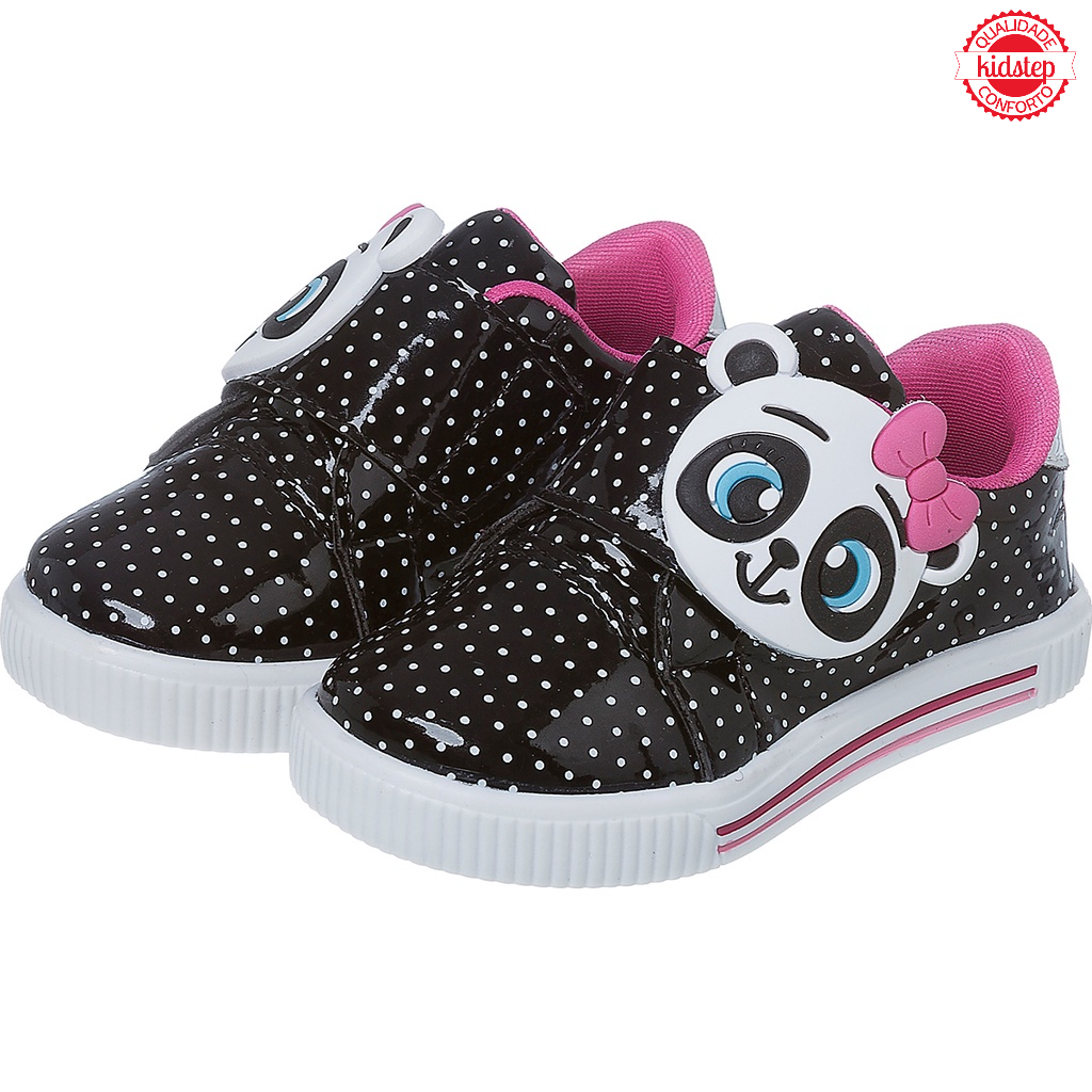 Tênis infantil feminino com hot sale velcro