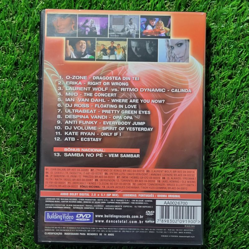 4 DVD Planet Pop Super Hits Dance Trance Eletronica Erika Ian Van