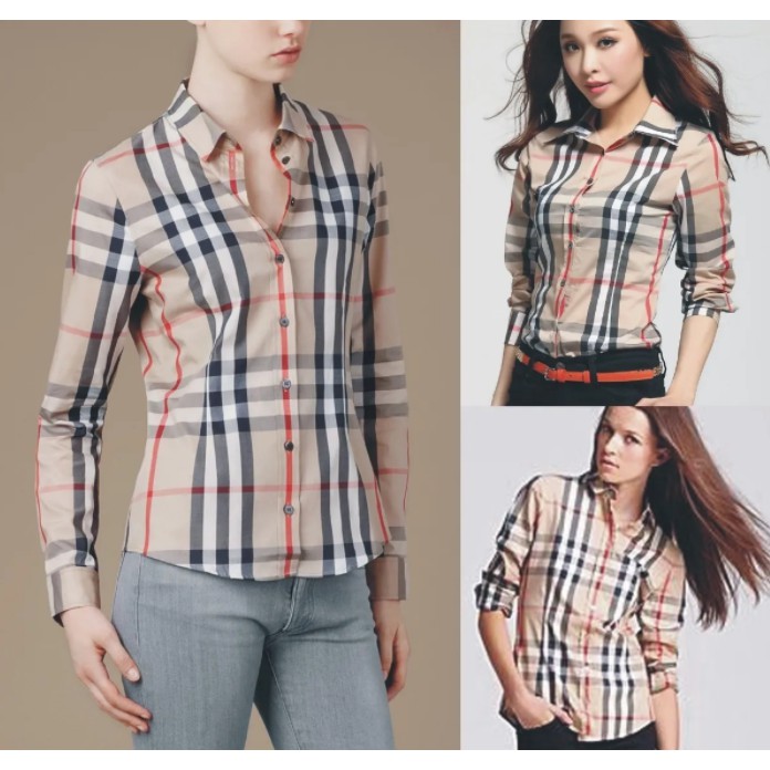 Camisa burberry feminina discount preços