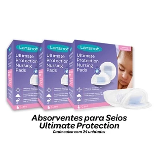 Absorvente para Seios Ultimate Protection Lansinoh - Leve 3 Pague 2 em Oferta na Shopee