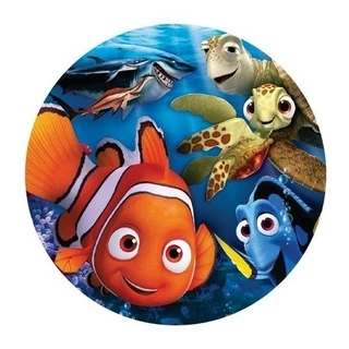 Painel 3d Procurando Nemo 1,5x1,5 Em Tecido Com Elástico