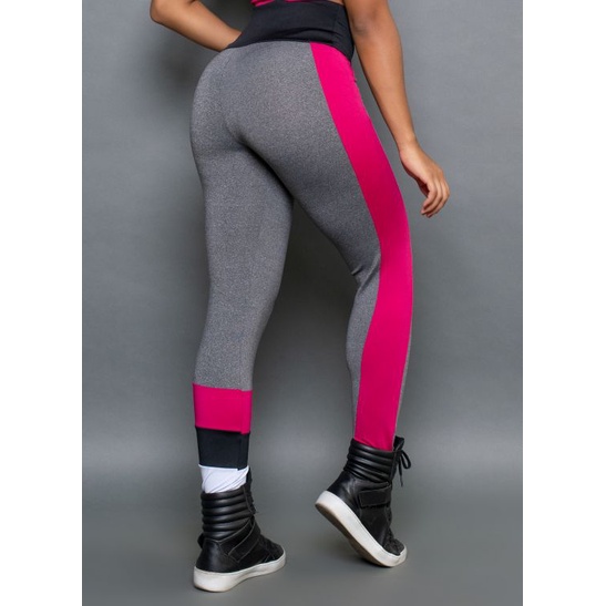 Calça Legging Leg Corsário Fitness Moda Academia Suplex Ginástica