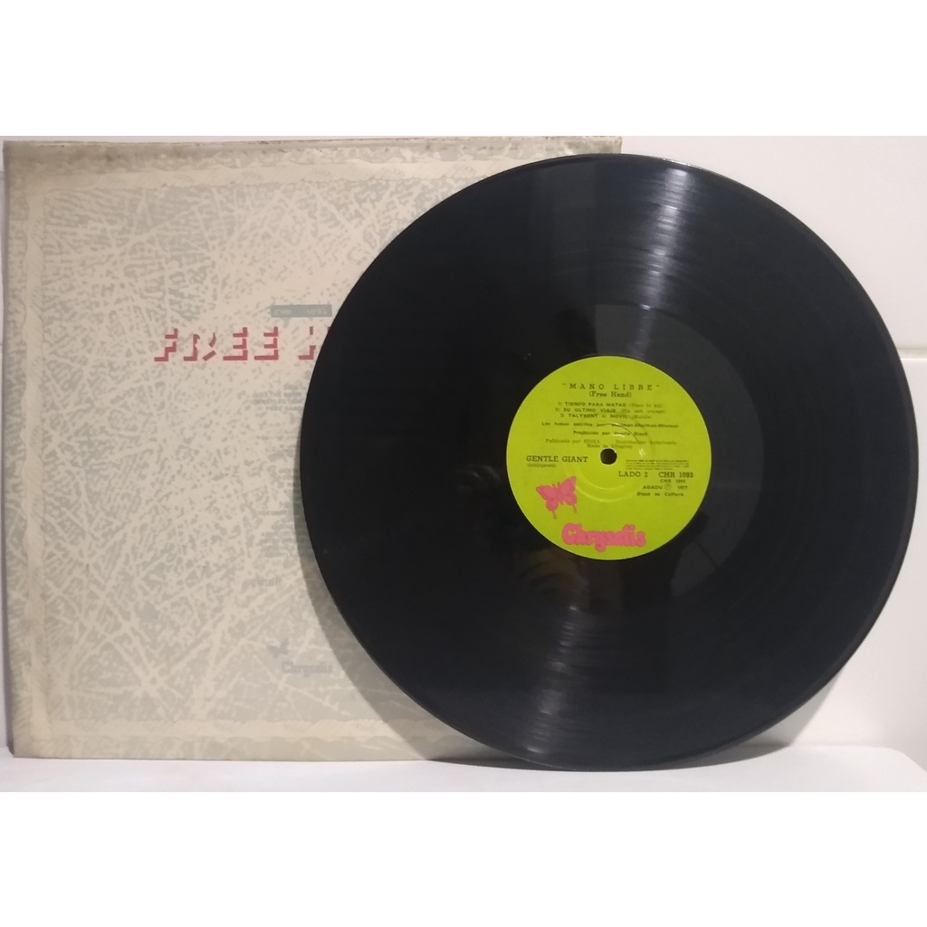 LP - GENTLE GIANT - FREE HAND - IMP - 1977 - ED URUGUAIA | Shopee