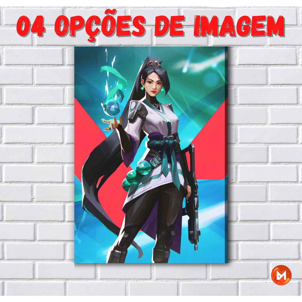 Quadro Decorativo - jogo valorant - Sage