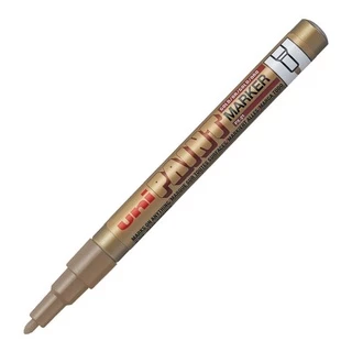 Caneta Marcador Permanente UNI PAINT MARKER PX-21 OURO Traço 0.8 a 1.2 mm