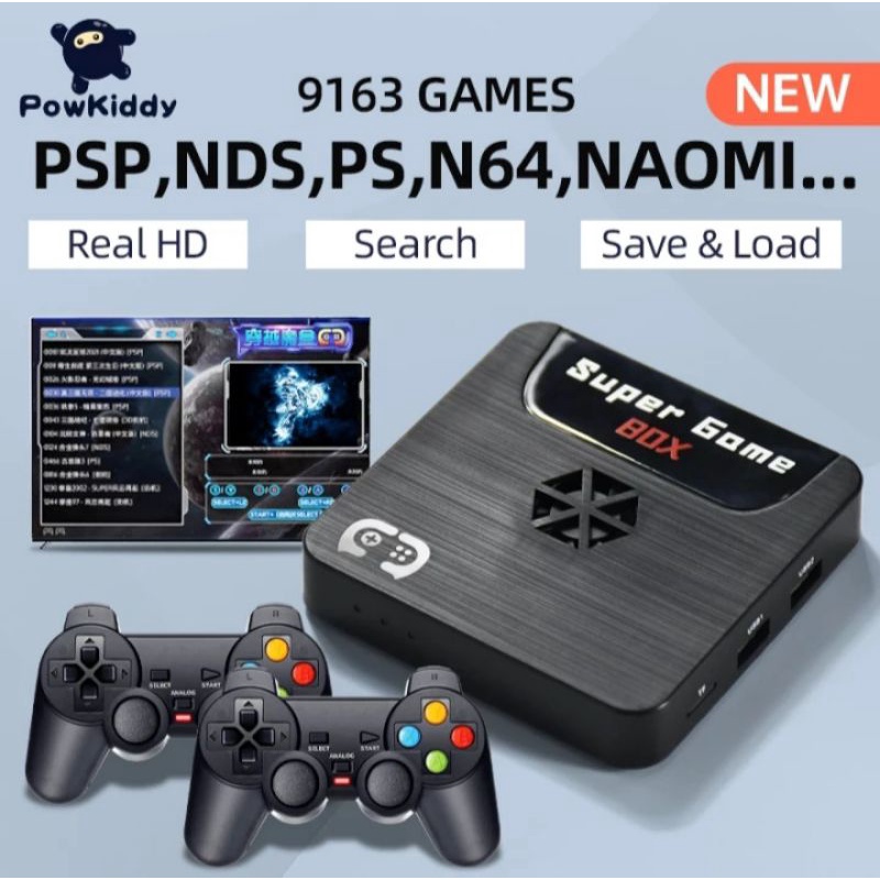 Console de jogos para ps1 psp n64 sega dc caixa de jogo s905x3 + de 70  emuladores - Master Tech Jr