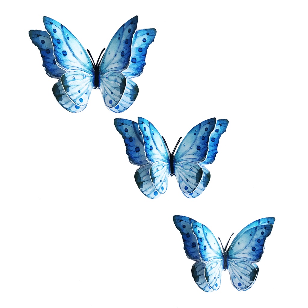Topo De bolo borboletas  Mariposa azul tatuaje, Mariposa azul