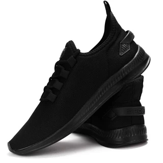 Tênis Corrida Caminhada FT Masculino Confortável Preto, Preto Com Branco e Preto Com Amarelo