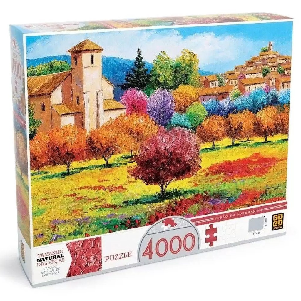 Quebra-cabeca 3000 Peças Puzzle Montmartre 04052 Grow - Livrarias
