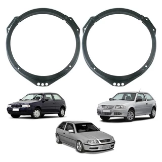 Par De Aro Adaptador Para Alto Falante Gol 2 Portas Dianteiro G2 G3 G4 | Ref. 226A