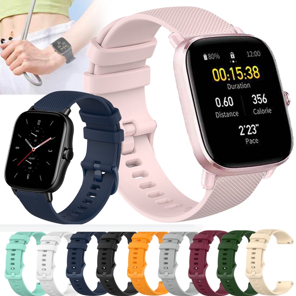 Tyogeephy Coques Compatible Avec Xiaomi Amazfit GTS 2 / GTS2 2e Mini, Housse De Protection Ultra-fine Doux TPU Antichoc Coque De Pare-chocs