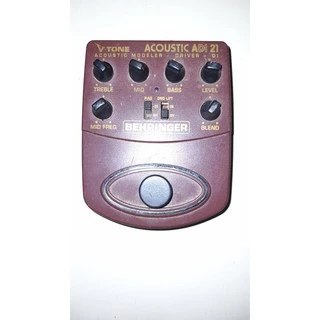 Pedal Violão e Contra Baixo Multi Efeitos Adi21 Behringer Original V-tone