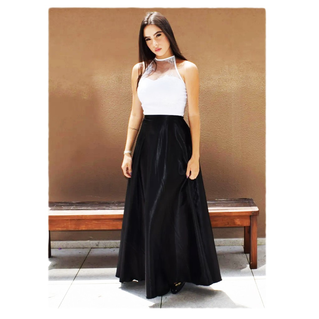 Skirt Saias Para Coreografia Gospel Saia Longa De Festa