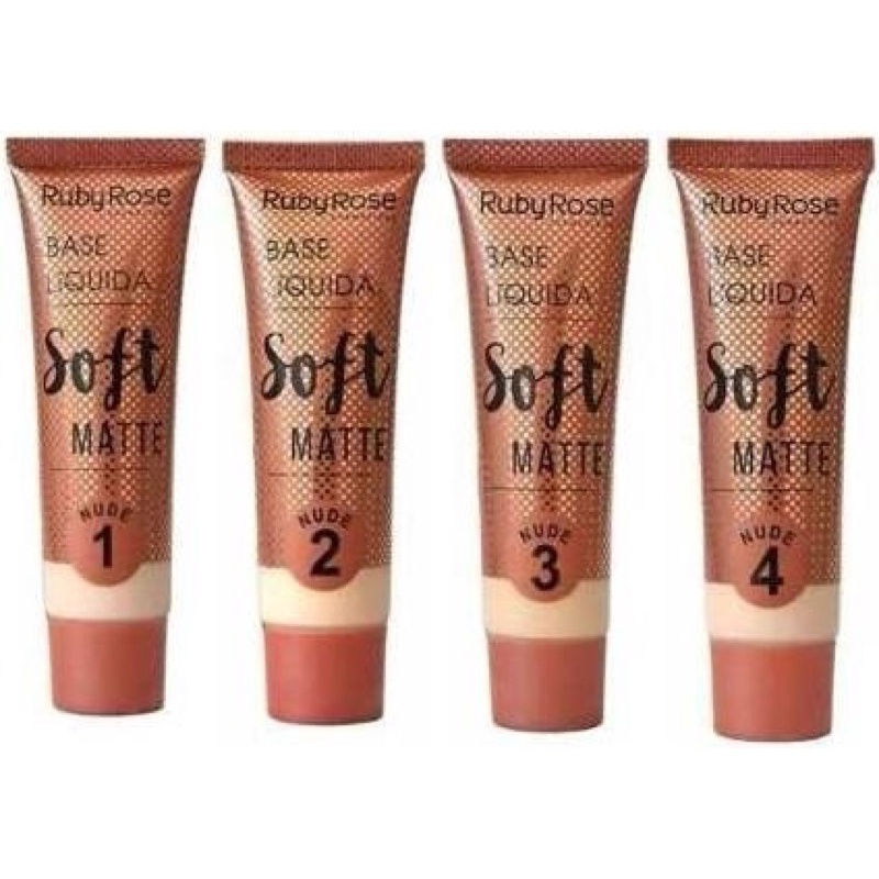 Base Líquida Soft Matte Ruby Rose | Shopee Brasil