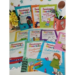 Kit C/10 Livros Passatempos Divertidos Todolivro