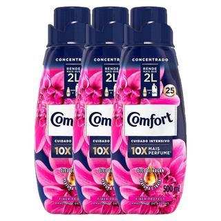 amaciante concentrado comfort fiber protect 500 ml comfort 500 ml