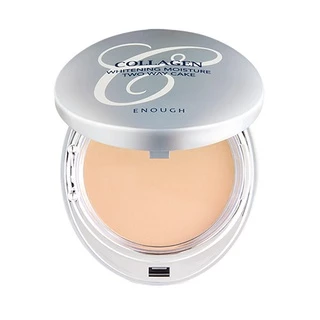 enough collagen whitening moisture two way cake 13g + Refill 13g em Oferta na Shopee