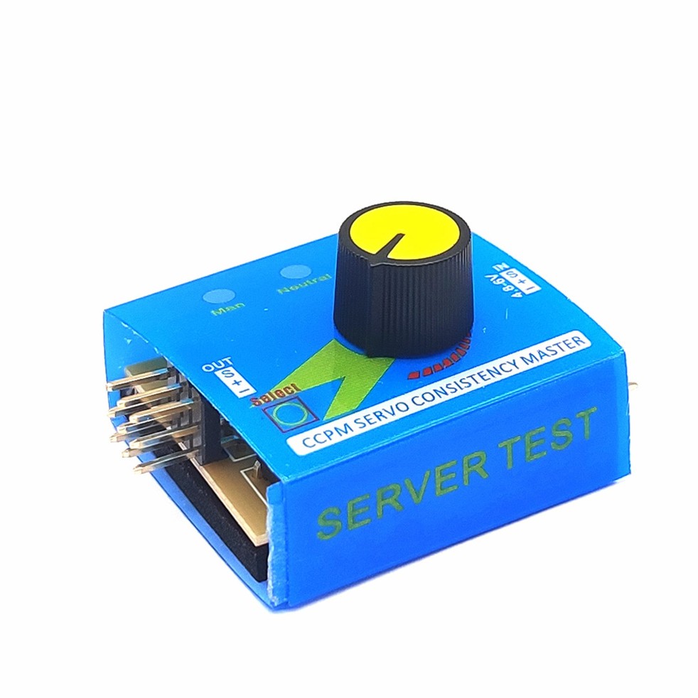 TESTADOR DE SERVO MOTOR ou ESC 3 CANAIS SERVER TEST CCPM Servo ...