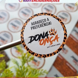300 unidades 4x4cm Rótulos Adesivos Personalizados Vinil Prova d'agua, Doces, Bolo no pote, Lojas, Empresas Lembrancinhas