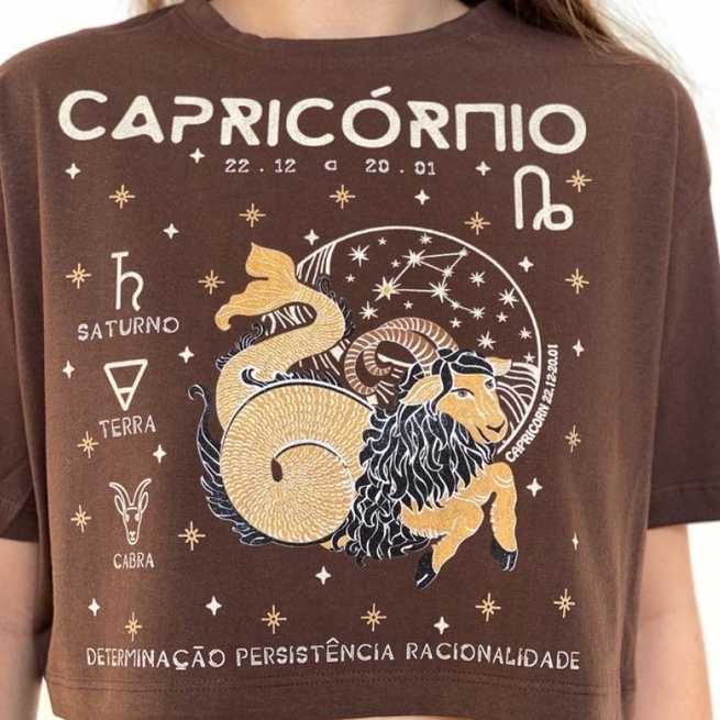 Cropped Comfy Signo Capricórnio