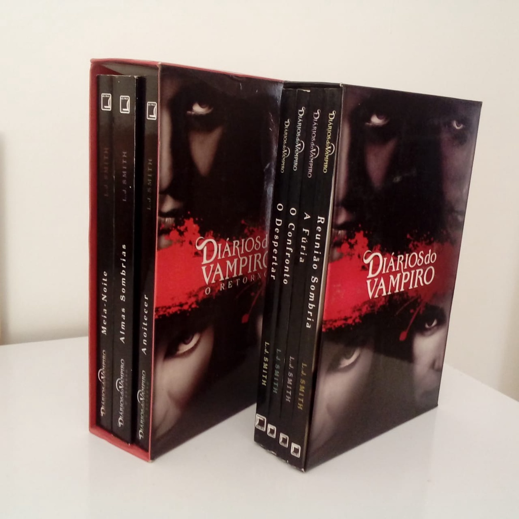 Box Diários do Vampiro Completos - 7 Livros - The Vampire Diaries ...