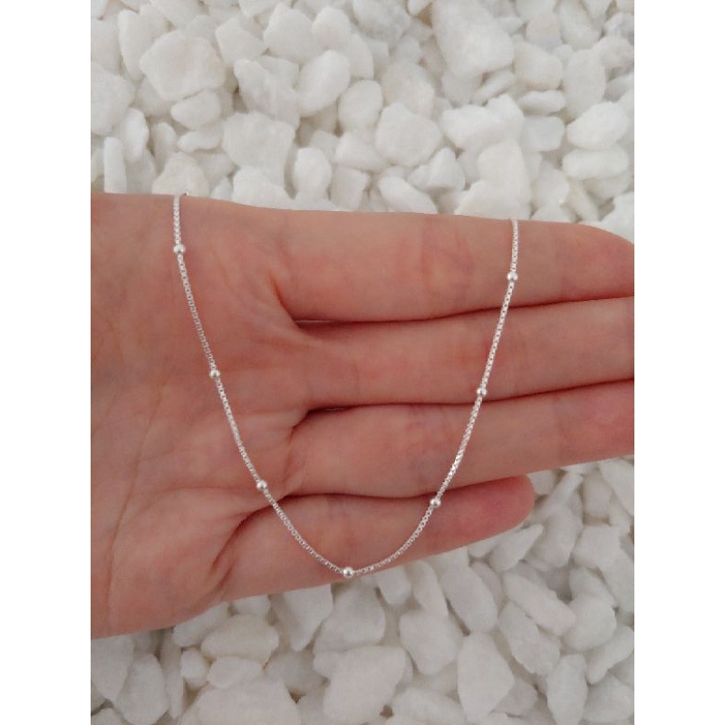 Catenina Argento 925 Massiccio Treasurebay – Spessore 1,6 Mm, Lunghezze Da 40 A 76 Cm, Per Uomo E Donna, Ipoallergenica