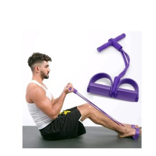 Extensor 3 Elásticos Exercícios Academia Ginástica Tensão Forte Faixa Elástica de Resistência com Corda para Puxar