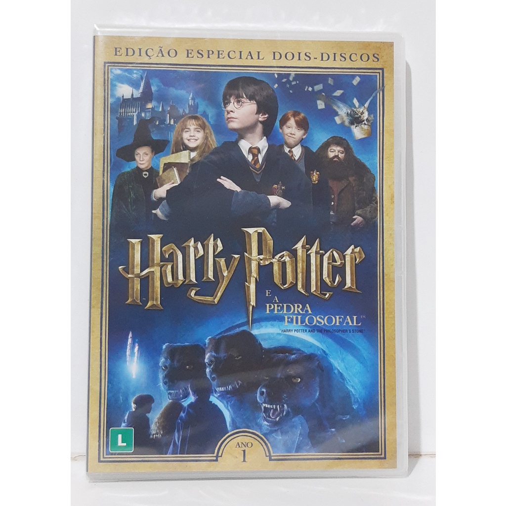 DVD Harry Potter e a Pedra Filosofal (Duplo) (Lacrado) | Shopee Brasil