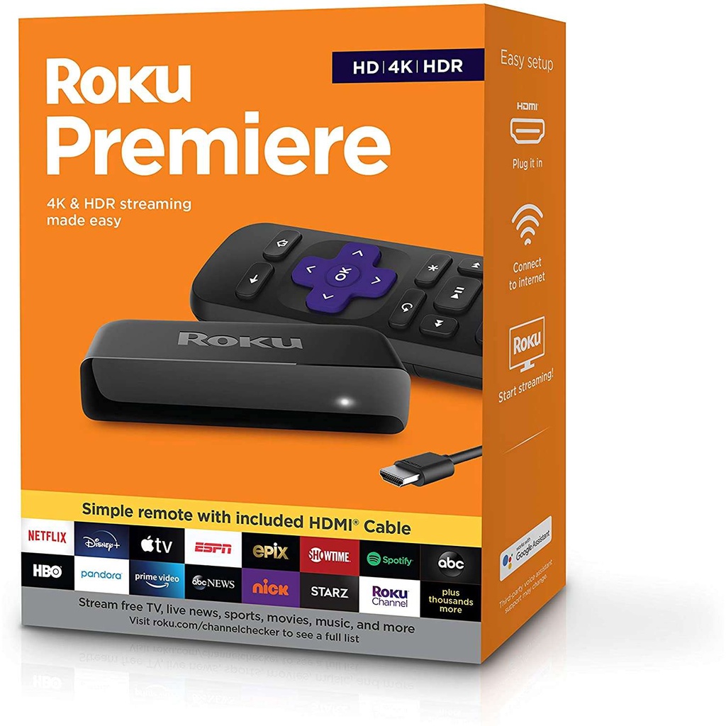 Roku Premiere - Hd/4K/HDR Streaming Media Player | Shopee Brasil