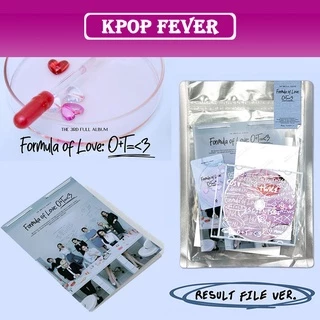 TWICE - FORMULA OF LOVE : O + T = < 3 + Arquivo RESULT Firma . Alcapado