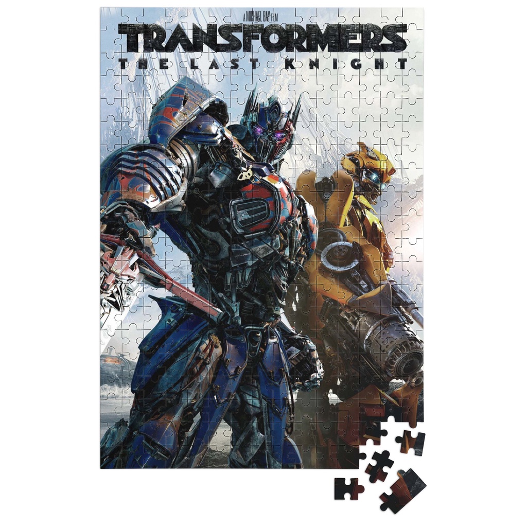 Quebra-Cabeça Infantil Transformers 300 Peças Desenhos Animados Puzzle ...