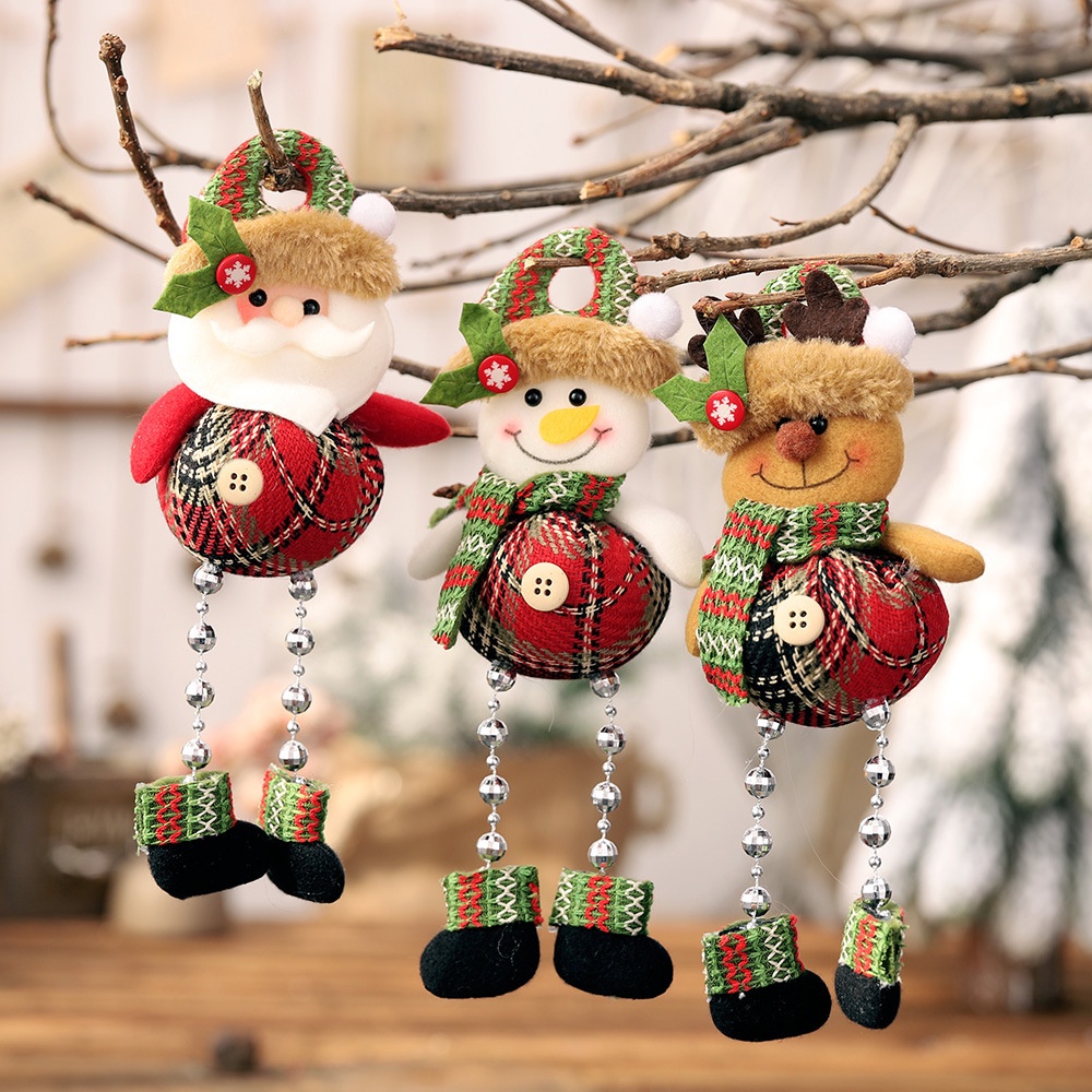 pingente árvore Natal,Pingente árvore Natal luz LED brilhante Docr, árvore  Natal desenho animado, decorações clássicas Natal Xiaochen